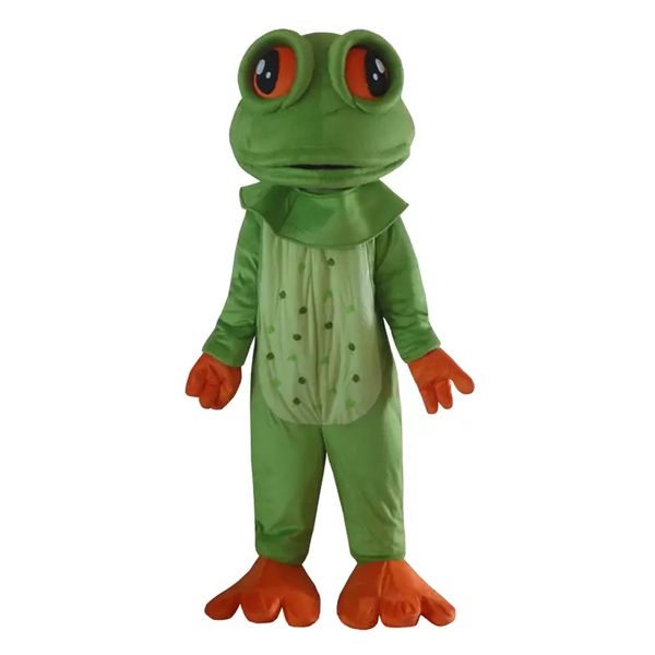 Fabrikverkauf Große Augen Frosch Maskottchen Kostüme Ausgefallenes Partykleid Cartoon Charakter Outfit Anzug Erwachsene Größe Karneval Ostern Werbung Thema Kleidung