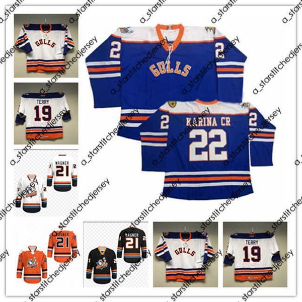 Maglie da hockey Custom CCM San Diego Gulls Terzo Hockey Jersey Troy Terry Dean Boylan Deven Sideroff Jaycob Megna Jamie Drysdale Sam Carrick Mark Stitt