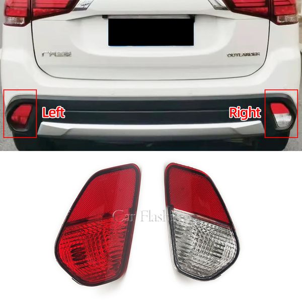 Heck -Stoßfänger -Reflektor -Lichtabdeckung für Mitsubishi Outlander 2016 2017 2018 Fog Lamp Car Accessoires haben Glühbirne