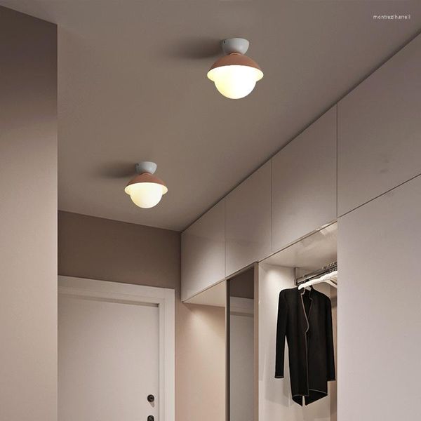 Tavan Işıkları Minimalizm LED Işık Oturma Odası Yatak Odası Koridoru Koridor Küçük Lamba Armatürleri