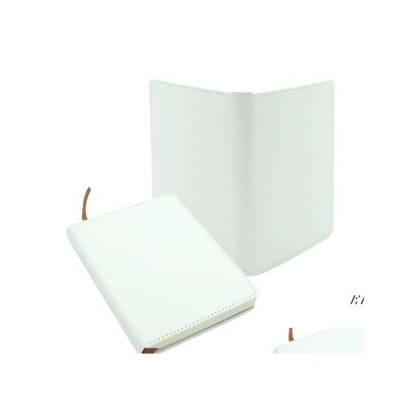 Блокноты A5 A6 Soublimation Journal Blank Tompbook Faux Leather содержит ядро ​​с двойной лентой на заказ логотип DIY PAE13544 DROP OTDNS
