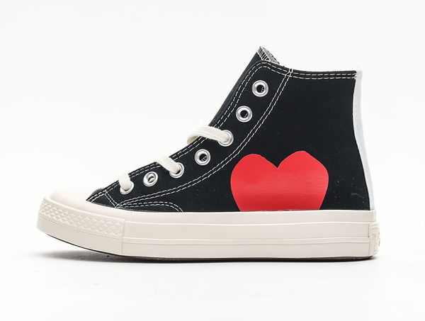 Una collaborazione Play Infant Sneakers nasce Kids Canvas Shoes With Red Peekaboo Heart Big Boy Girl Preschool Gradeschool Sneakers sneakers per bambini