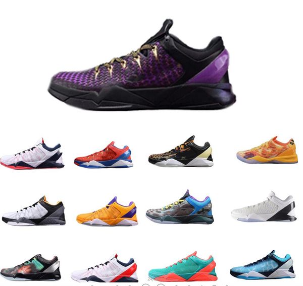 VII 7 Prelude Limited Edition Sapatos de basquete Kingcaps Treinadores T￪nis Poison Frog Invisibility Cloak 2022 Medalha de ouro Legro de tubar￣o esportivo Sportswear para academia