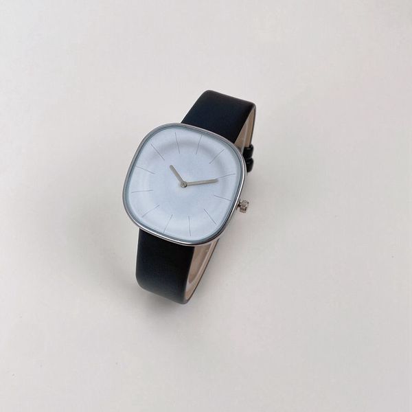 HBP Мужские кварцевые часы женские деловые кожаные ремешки наручные часы для пар модный квадратный циферблат подарок на день рождения для девочек часы Montres De Luxe