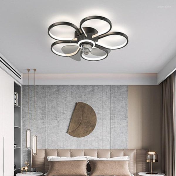 Moderne Fan Licht Nordic Led Minimalistischen Halle Decke Unsichtbare Schlafzimmer Restaurant Inverter Beleuchtung Lampe