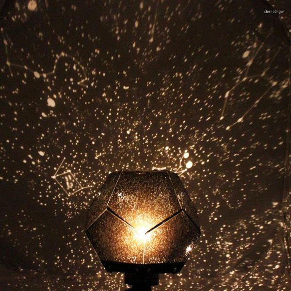 Ночные огни нежно романтическое планетарий Небесный звездный проектор проектор Sky Lamp Projection Light Home украшение