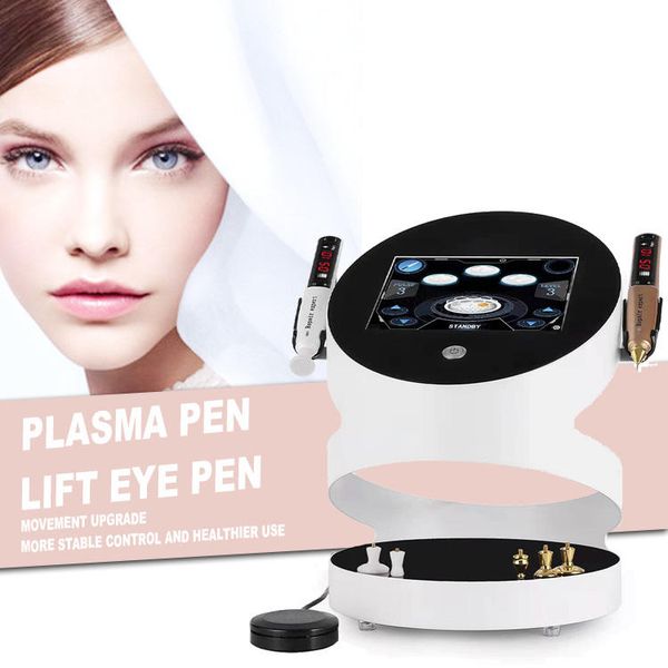 Dispositivo per il trattamento della pelle con penna al plasma di bellezza per la rimozione delle lentiggini 2 in 1 Laser jet plasma face lift anti invecchiamento / rimozione delle lentiggini