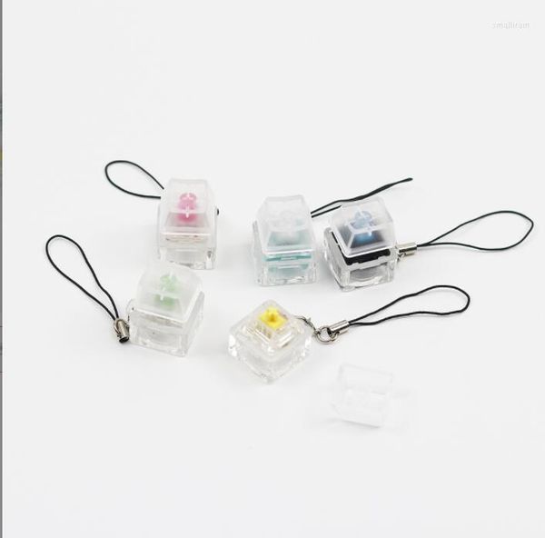 Keychains Mechanical Switch Keychain para Kit Switches de teclado sem LED Light Toys Stress Relester Gifts