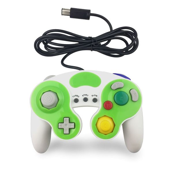 per NGC Console Wired Gamepad Controller Wii Game Cube 3 Analog Stick Vibration Gaming Turbo Slow Start Decorazione OPP BAG