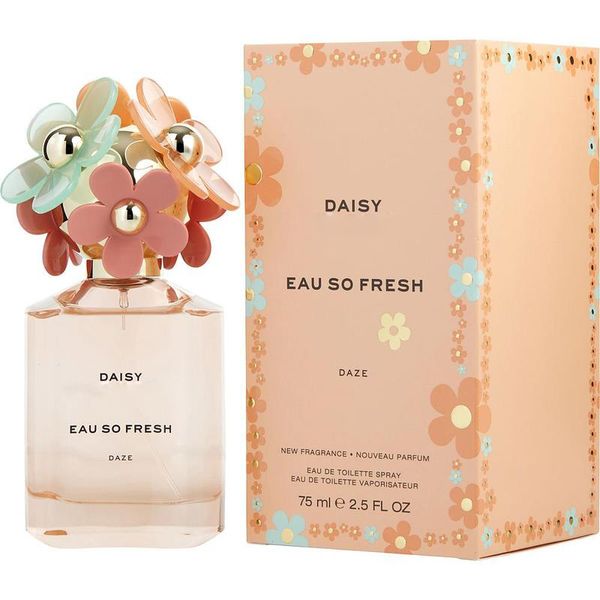 Daze Daisy Perfume Cologne for Woman Fragrance 75ml 2.5 FL OZ EAU De Toilette EDT Spray Дизайнерские духи Длительные ароматы Ароматы Подарки Оптовая продажа