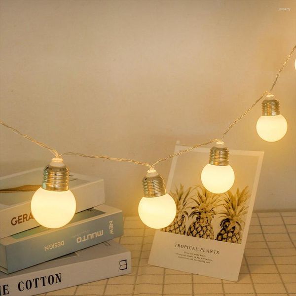 Strings 10led White Bulb Modeling Cell Box Decorative String Lights House Courtyard Holiday