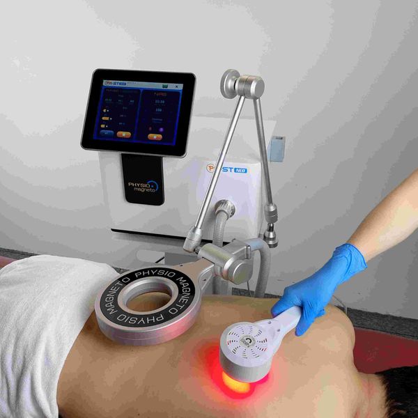 Emtt Fisioterapia magnetica a infrarossi Magnetoterapia vicino alla macchina per massaggi per fisioterapia a luce rossa fredda portatile