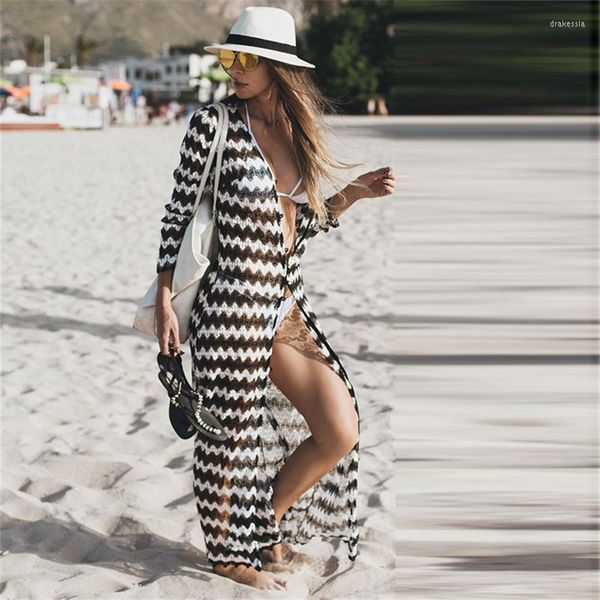 Damen Bademode Robe De Plage Spitze Bikini Cover Ups Plus Size Pareo Strand Cape Kaftan Kleid Tuniken Badeanzug Sommer