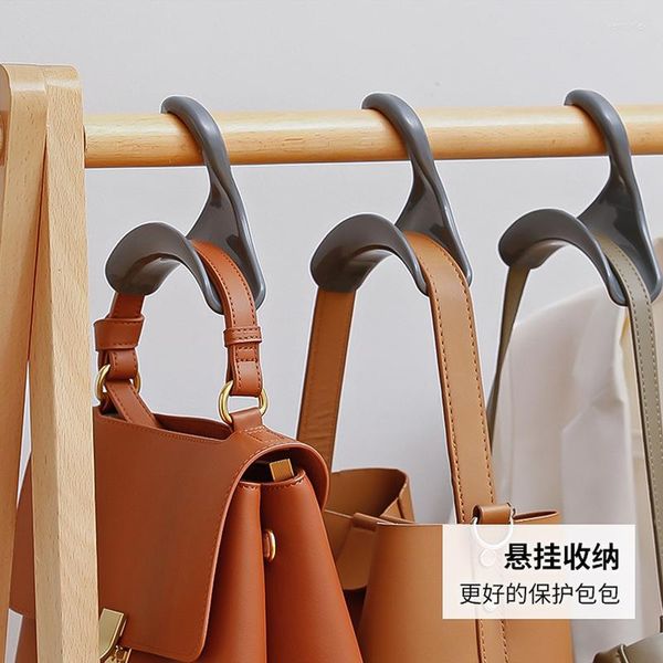 Haken Tasche Rack Lagerung Hause Schrank Hut Schal Schal Brieftasche Handtasche Japanischen Stil Gewölbte Kleiderbügel Haken Langlebiges Material