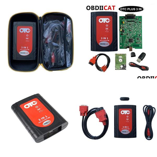 Diagnosewerkzeuge Dhs Otc Plus 3 in 1 Tool Intelligent Tester Forvoo Fornissan Const Obd2 Scanner Gts mit Hdd1 Drop Delivery Mobiles Dhpzi