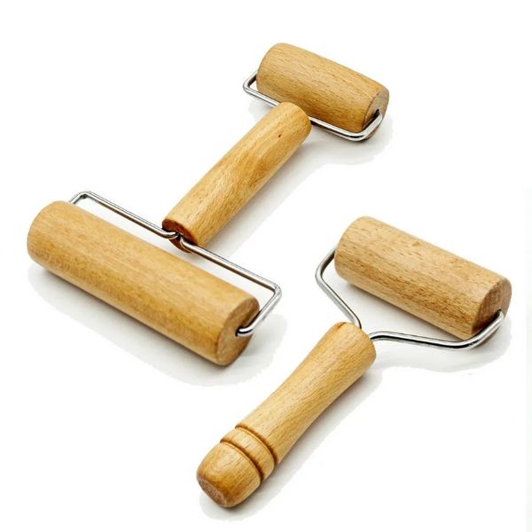 Altri utensili da cucina Mattarello per pasticceria in legno Rullo per pasta per pizza Utensili lisci in legno naturale Ideale per cuocere l'impasto della torta Pasticceria Biscotti CPA4481 tt1216