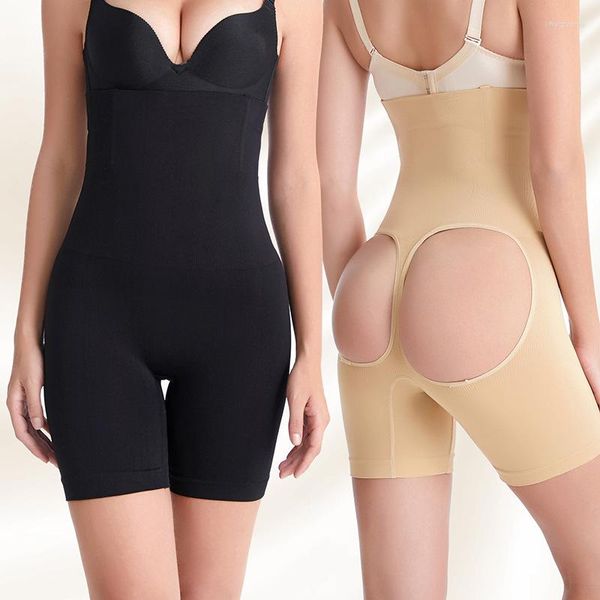 Damen Shapers Hohe Taille Body Sculpting Bauchhosen Bare Ass BuLifter Shaper Höschen BuLift Unterwäsche Slips Frauen