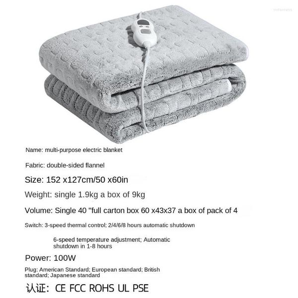 Decken 110V/230V EU UNS Flanell Elektrische Decke Beheizte Abdeckung Bettlaken Nickerchen Quilt Heizung Tröster