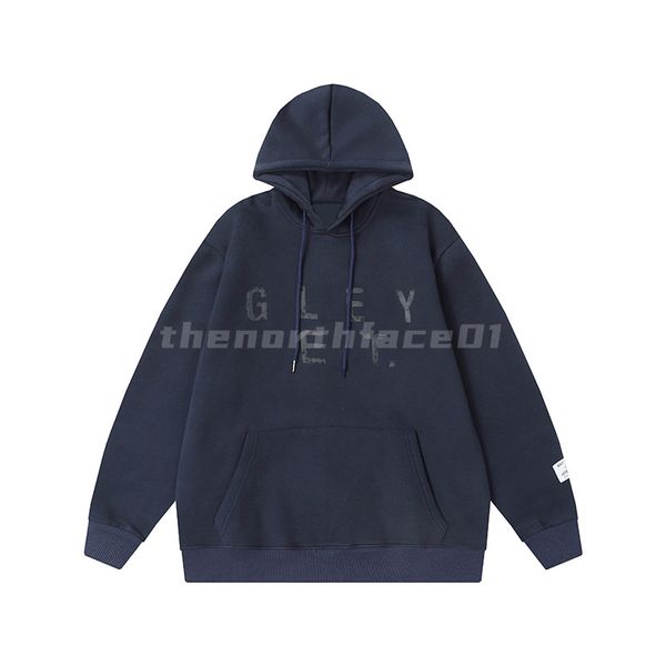 Lüks Tasarımcı Erkek Hoodie Mektup Baskı Uzun Kollu Kazak Sonbahar Moda Marka Kazak Ekip Boyun Üst Donanma Asya Boyutu M-2XL