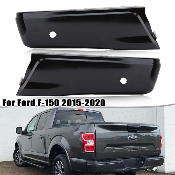 Acessórios externos de carro Crome à esquerda lh traseira tampa final para o Ford F150 Park 20 15 -20 20 Capas de proteção contra pára -choques