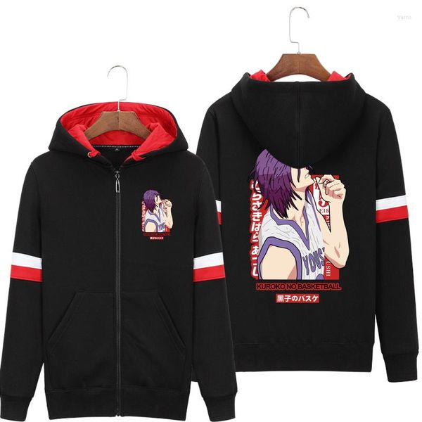 Hoodies masculinos unissex kuroko no Basuke Kuroko's Basket Tetsuya No.2 Seirin 15 Lolita Cosplay Cardigan Cardigan Capuz de capuz