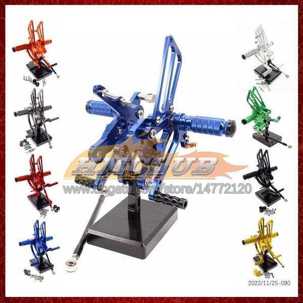 Motosiklet Ayarlanabilir CNC Ayak Dinlenme Ayak Pedalı Honda NSR250R MC21 PGM3 NSR 250R 90 91 92 93 1990 1991 1992 1993 CNC Ayak Pegs Footting Reardset Kiti 8colors