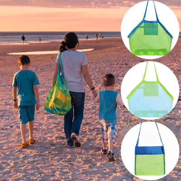 Сумки для хранения детей плавать пляжные сумки детские игрушки с большими возможностями протекают сетки