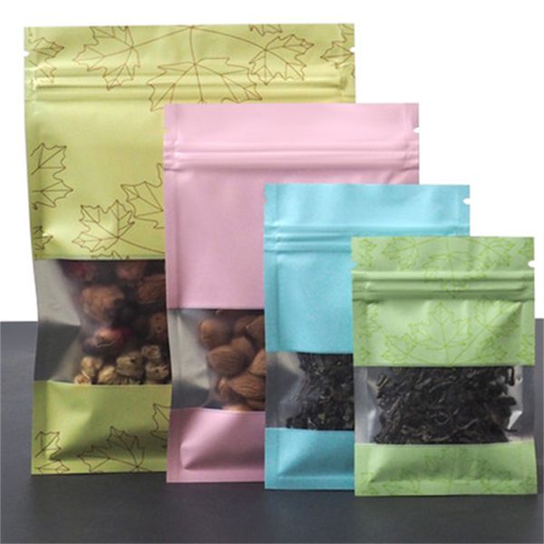 Mehrfunktion wiederverschlie￟bare Mylar -Taschen Lebensmittelverpackung Stand -up -Beutel Kunststoff Rei￟verschluss Geruchsschutztasche