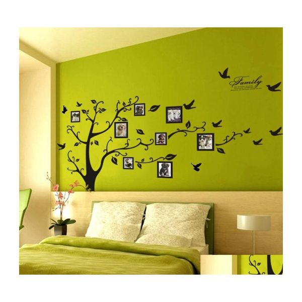 Altro Home Decor Famiglia P O Cornici Albero Wall Stickers Decorazione Decalcomanie Modern Art Murales Per Soggiorno Frame Memory Drop Delivery Dhvh0