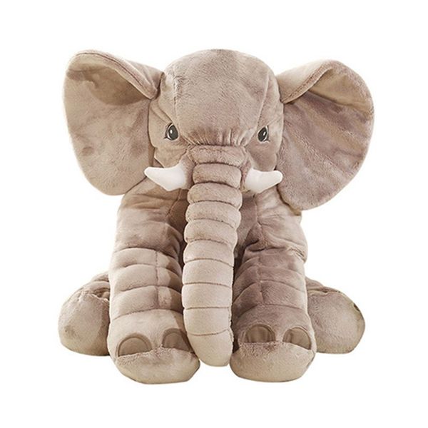 40 cm Plüsch Elefant Spielzeug Baby Schlafen Zurück Kissen Weiche Kuscheltiere Kissen Elefanten Puppe Neugeborenen Playmate Puppe Kinder spielzeug