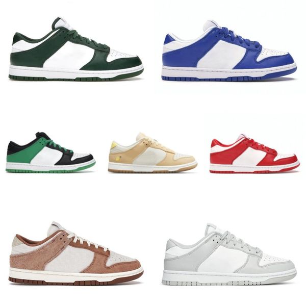 Stivali Uomo Scarpe casual Donna Sneakers basse Pandas Pigeon Nero Bianco Grigio Nebbia Cherry Chicago Classic Green UNC Coast University Blue Pulse Red Designer Trainers 36-46