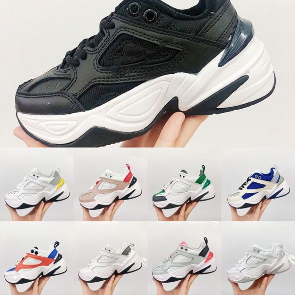 retrò Clunky Sneaker designer bambini papà scarpe ragazzi blu scarpe da ginnastica da basket 2022 bambino bambino gioventù bambino neonato scarpa rosa verde rosso scarpe da ginnastica atletiche