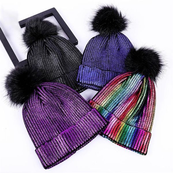 Шляпы шарфы устанавливают металлические блестящие мягкие волосы, шляпы, шляпы, крючкоподочные