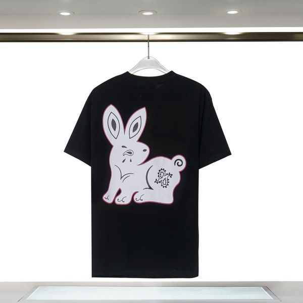 Designer de camiseta masculina para homens camisetas femininas Moda Rabbit Prind Print Tshirt Casual ver￣o Manga curta Man Clothing Clothing Size S-3xl