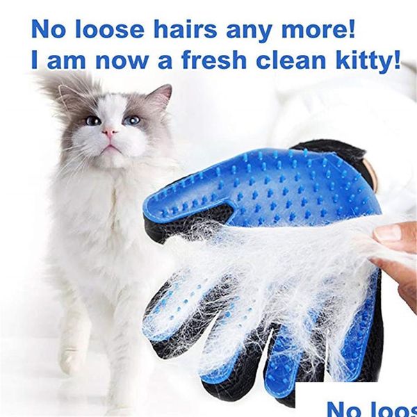 Собачья груминг домашняя перчатка Sile Cats Crash Combeding Hair Gloves Dog