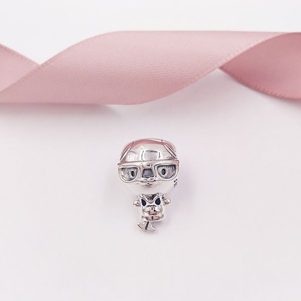 925 Sterling Silber Ästhetisches Schmuckherstellungsset Pandora Mr. Wise DIY Charm Perlenarmbänder Muttertag Jahrestagsgeschenke für Ehefrau Frauen 798013EN188 Annajewel