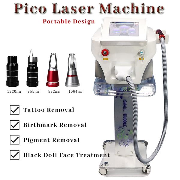 Tragbare Design Tattoo Entfernung Pico Laser Schönheit Maschine Nicht-Invasive Behandlung Eyeline Remover Hautverjüngung