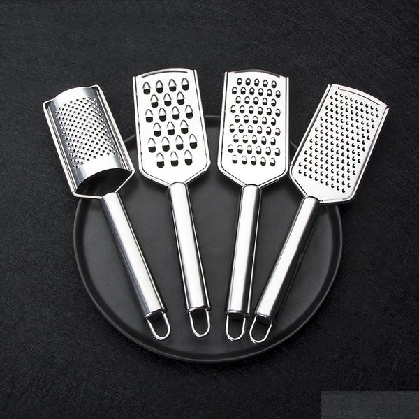 Ferramentas de vegetais de frutas mtifuncionais aço inoxidável queijo limão descascador de limão Mini Spice Brater Tool Kitchen Drop entrega em casa dhhed