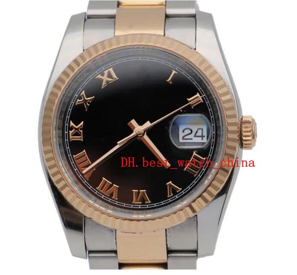 2022 Women Automatic Women's Watch Aço de aço de dois tons 116231-0080 Relógio de 36mm relógios de relógio de relógios Sapphire Data é apenas um presente de Natal