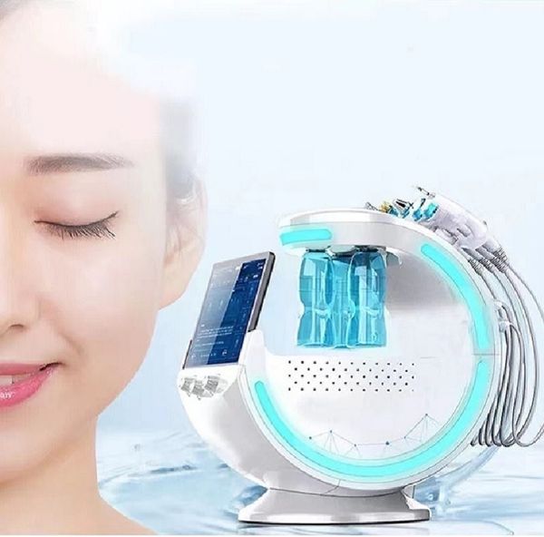 Equipamento de beleza Profissional portátil 7 em 1 Hydra hidro hidrelic bolha microdermoabrasão oxigênio de alta frequência Vibração Face Skin Care Spa Spa