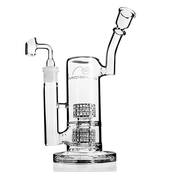 bong in vetro Tubi per narghilè matrice Perc Heady dab rigs chicha Bong per acqua in vetro unici Pipa in vetro per fumatori Giunto 18mm