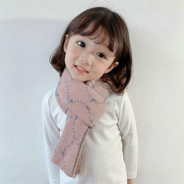 Çocuklar Tasarımcı Kaşmir Eşarp Şal bebek kızlar sevimli eşarplar kızlar lüks sıcak sargılar