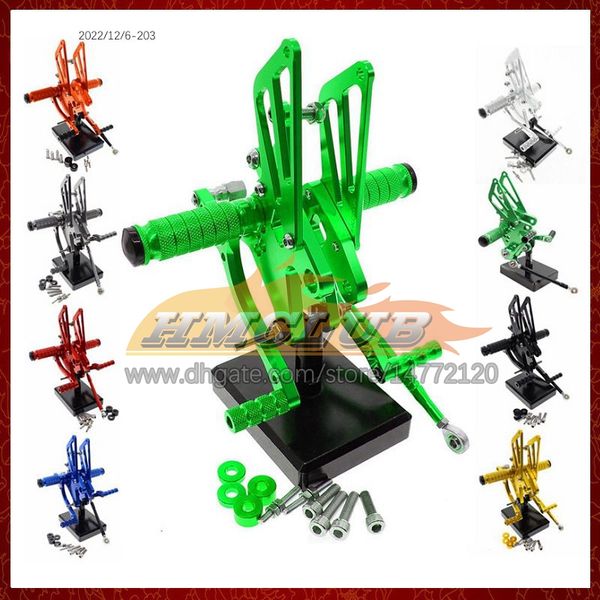 Motosiklet Ayarlanabilir CNC Ayak Dinlenme Ayak Pedalı Honda VFR400RR NC35 VFR400 RR 94 95 96 97 98 1994 1995 1996 97 1998 CNC Ayak Pegs Foot Regs Footting Reardset 8colors