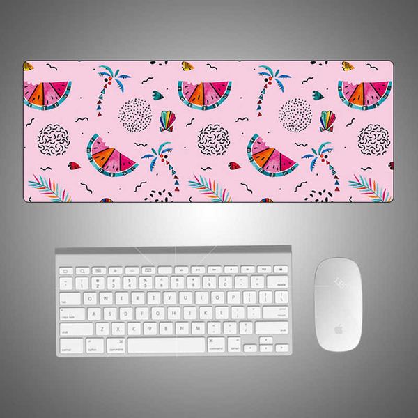 Desenho animado flamingo fofo mouse pad criativo insear mar de grande jogo teclado de computador de mesa de escritório tape kawaii mesa para adolescente