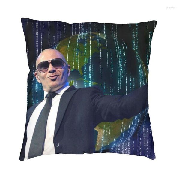 Cuscino Mr. Worldwide Cover 40x40 Decorazioni per la casa Stampa Custodia per lancio colorato per soggiorno doppio lato