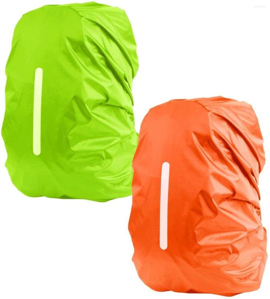 Borse portaoggetti METABLE 2 Pack Zaino impermeabile Cinghia riflettente Borsa di sicurezza antipolvere Attività all'aperto Campeggio Escursionismo Ciclismo Viaggi