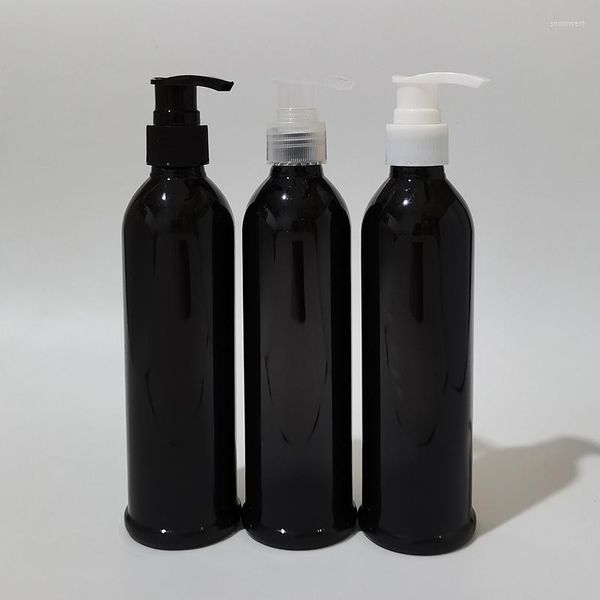 Bottiglie di stoccaggio 30 pezzi 250 ml Vuoto Nero Pompa per lozione Bottiglia di plastica Liquido Gel doccia Shampoo Sapone Contenitore per imballaggio cosmetico