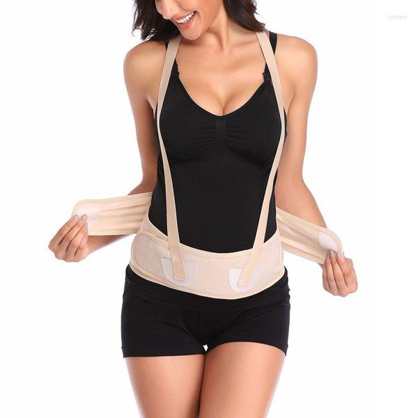 Cinture Elastiche per donna Vita Shaper Maglia completamente chiusa Traspirante Cintura per sollevamento stomaco incinta Supporto solido caldo prenatale