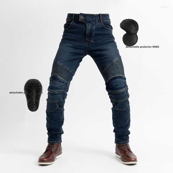 Motorradbekleidung Slim Jeans Hockeyhose Retro Mode Stretch Denim Racing Herren Fr￼hlingssommer Herbst