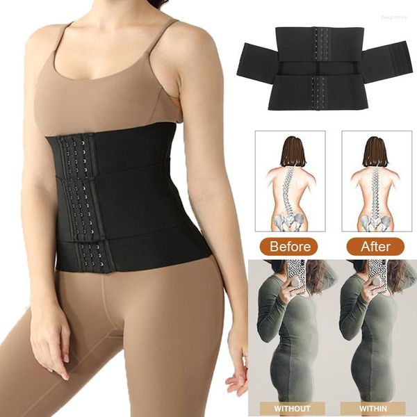 Mulher Shapers Caist Trainer for Women Corsetsets Cincher Sport Girdle Body Shaper Fajas Colombianas Invisible Wrap Belt Slim